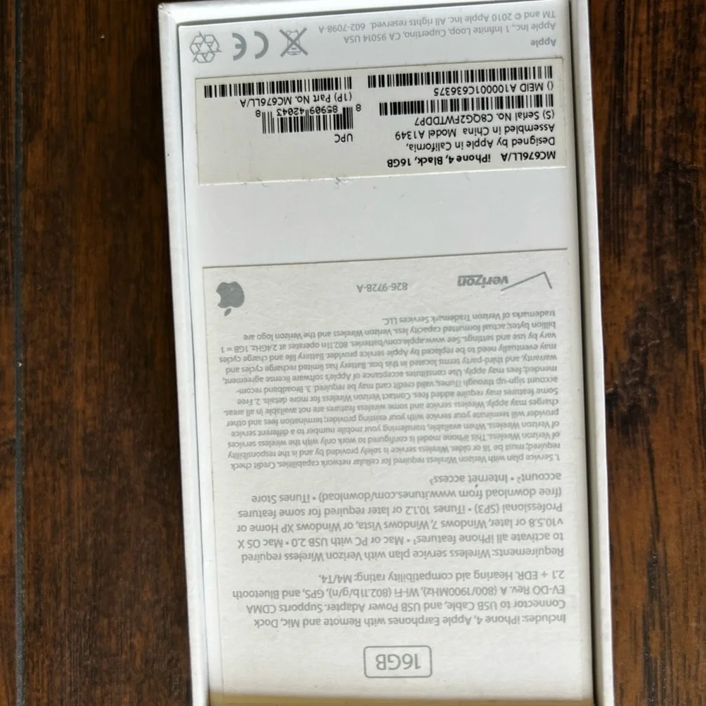 Apple iPhone 4- Box Only